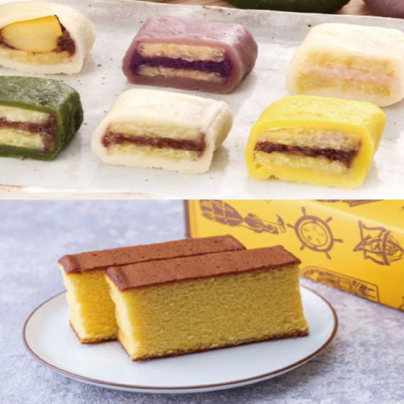 熊本名物いきなり団子・長崎カステラ販売